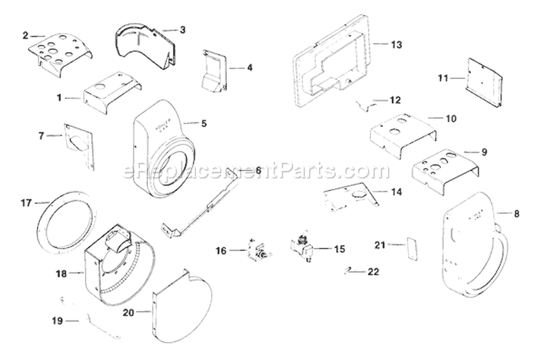 Page B Diagram and Parts List for K301-47830  Kohler Engine