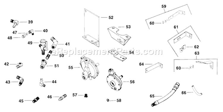 Page I Diagram and Parts List for K301-47830  Kohler Engine