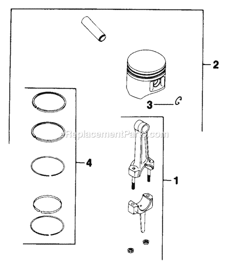 Page AA Diagram and Parts List for K301-47641  Kohler Engine