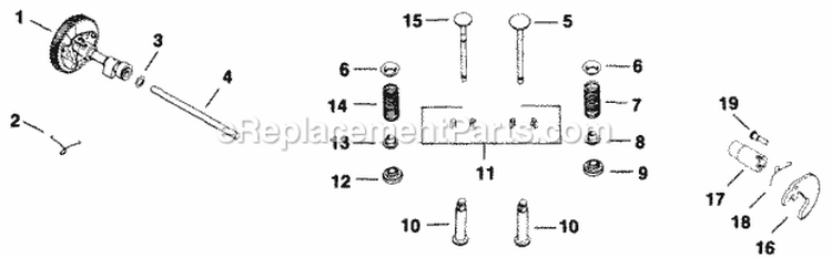 Page G Diagram and Parts List for K301-47641  Kohler Engine