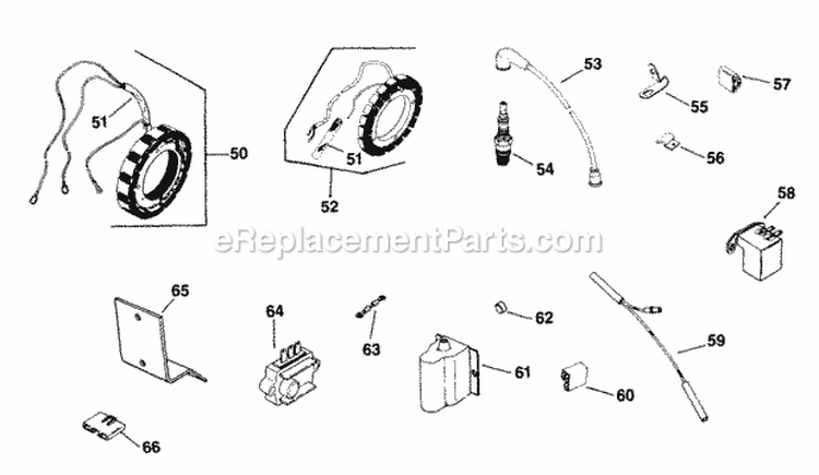 Page O Diagram and Parts List for K321-60124B  Kohler Engine