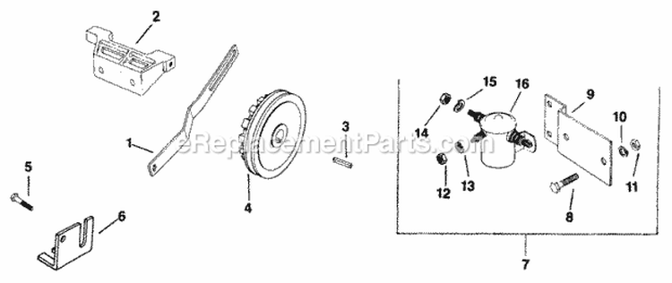 Page L Diagram and Parts List for K321-60122A  Kohler Engine