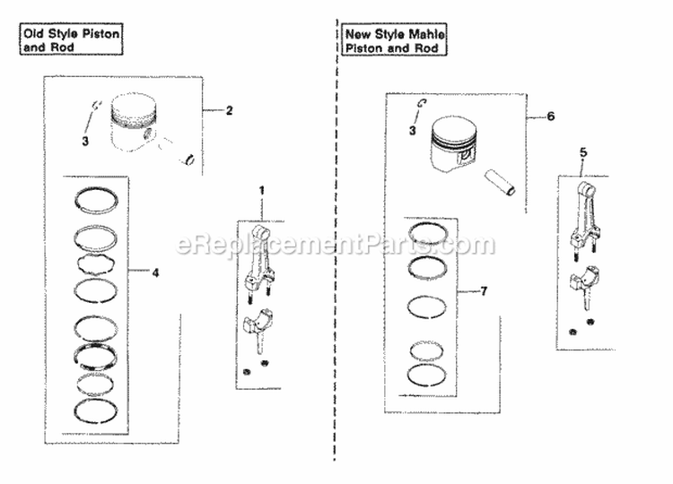 Page T Diagram and Parts List for K321-60122A  Kohler Engine