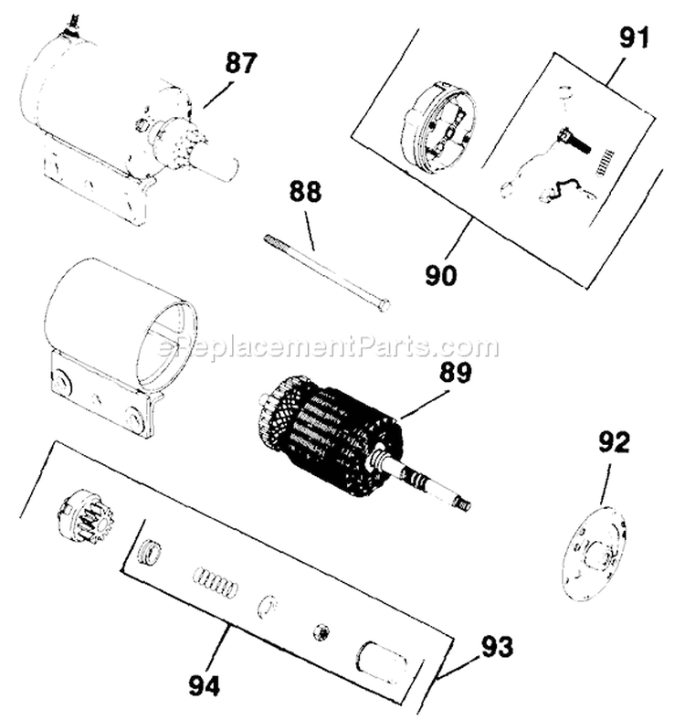 Page N Diagram and Parts List for K321-60133  Kohler Engine