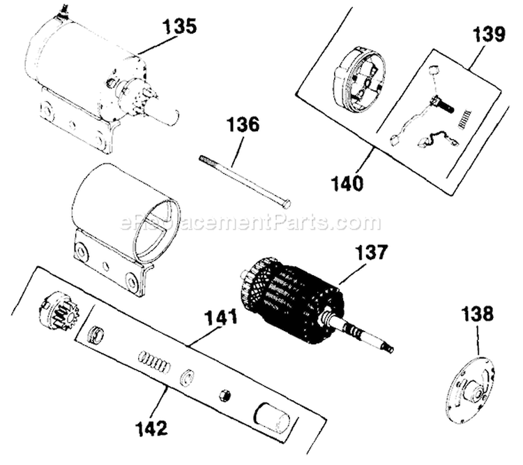 Page O Diagram and Parts List for K321-60133  Kohler Engine