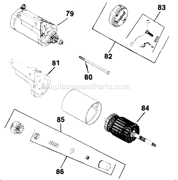 Page N Diagram and Parts List for K321-60112  Kohler Engine