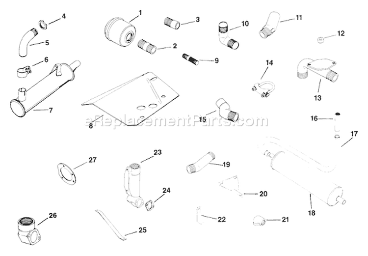 Page O Diagram and Parts List for K321-60112  Kohler Engine
