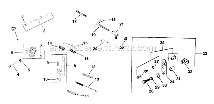 Page T Diagram and Parts List for K321-60112  Kohler Engine