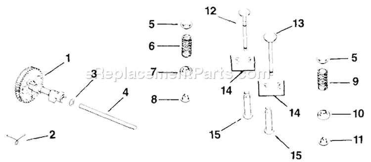 Page D Diagram and Parts List for K321-60112  Kohler Engine
