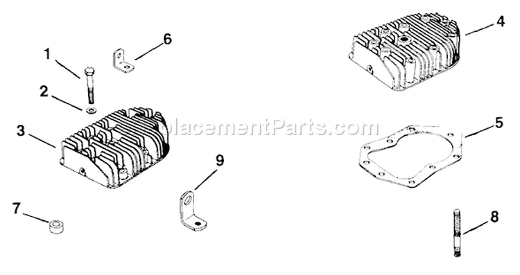 Page H Diagram and Parts List for K321-60112  Kohler Engine
