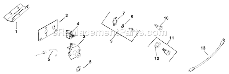 Page U Diagram and Parts List for K341-71108  Kohler Engine
