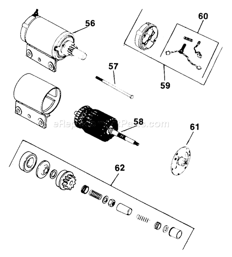 Page N Diagram and Parts List for K341-71147  Kohler Engine