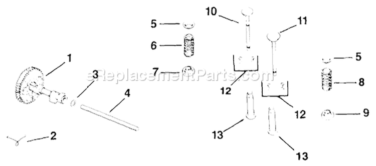 Page D Diagram and Parts List for K341-71332  Kohler Engine
