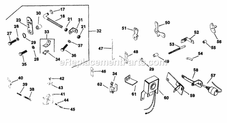 Page M Diagram and Parts List for K341-13000C  Kohler Engine