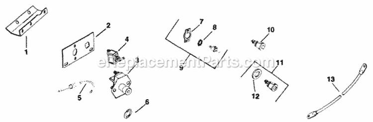 Page U Diagram and Parts List for K341-71370  Kohler Engine
