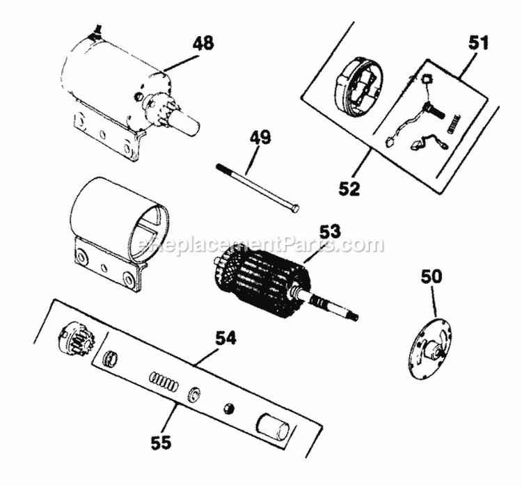 Page L Diagram and Parts List for K341-71384  Kohler Engine
