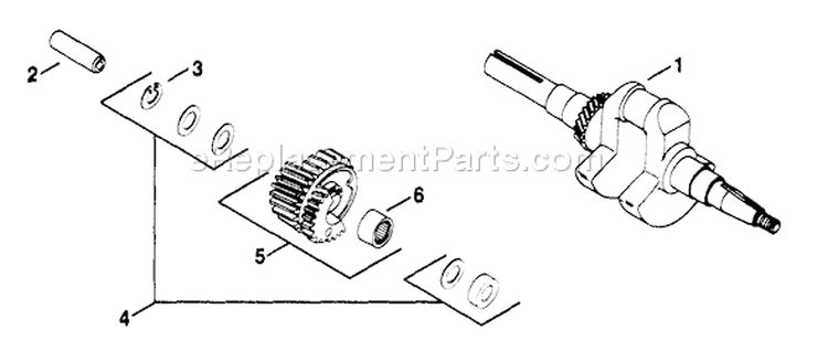 Page G Diagram and Parts List for K361-23100  Kohler Engine