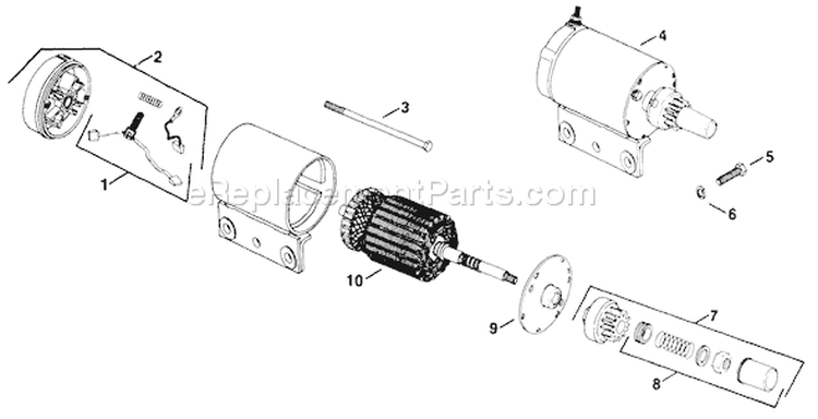 Page I Diagram and Parts List for K361-23100  Kohler Engine