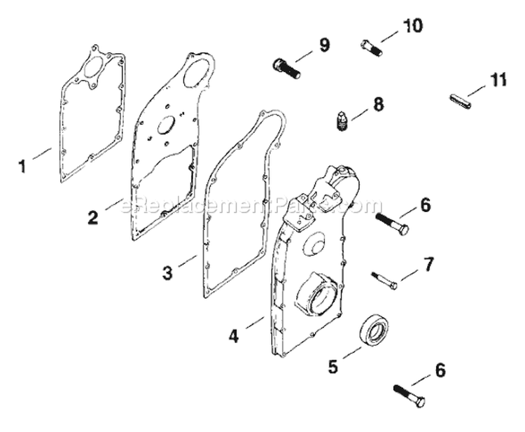 Page R Diagram and Parts List for K482-35230  Kohler Engine