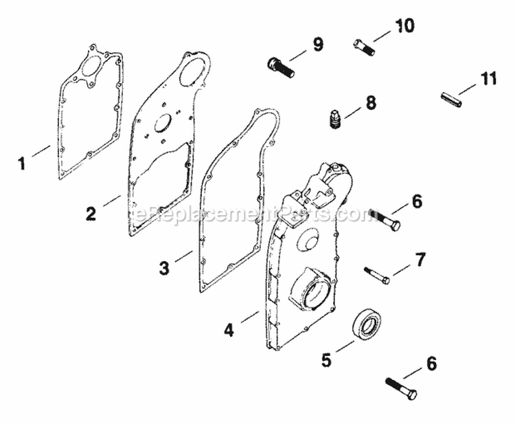 Page Q Diagram and Parts List for K482-35107  Kohler Engine
