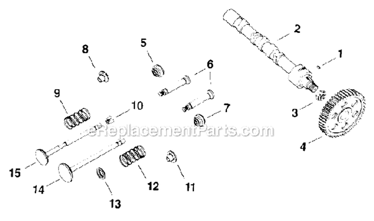 Page D Diagram and Parts List for K482-9099B  Kohler Engine