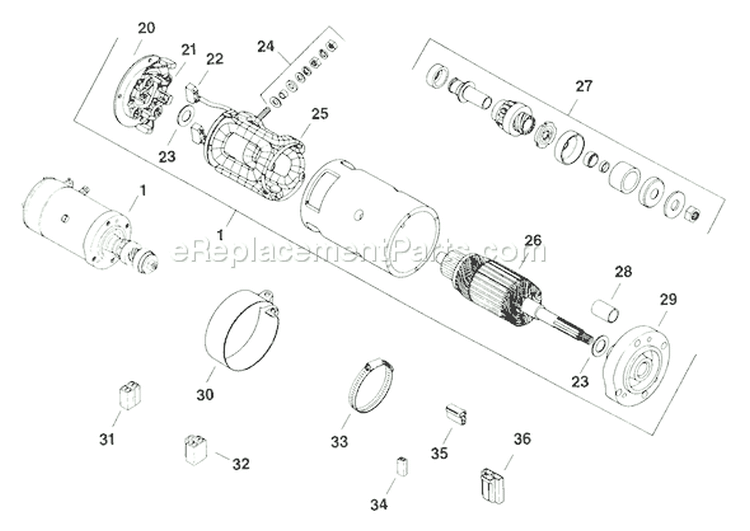 Page M Diagram and Parts List for K532-53104  Kohler Engine
