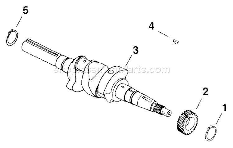 Page H Diagram and Parts List for K482-35144  Kohler Engine