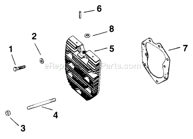 Page L Diagram and Parts List for K582-36268  Kohler Engine