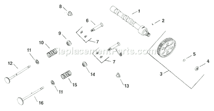 Page D Diagram and Parts List for K582-36286  Kohler Engine