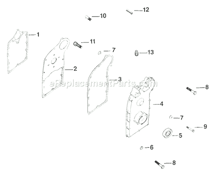 Page Q Diagram and Parts List for K582-36382  Kohler Engine