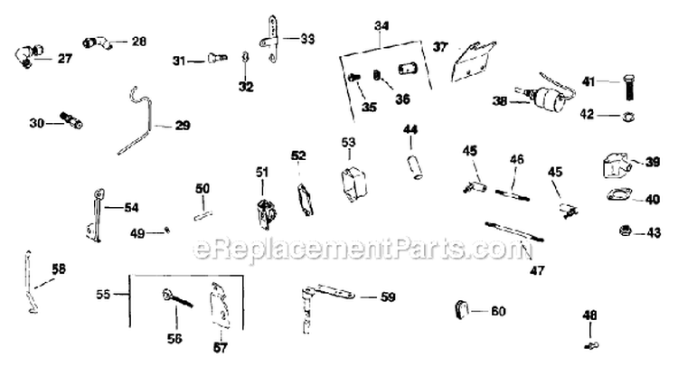 Page P Diagram and Parts List for K582-36389  Kohler Engine