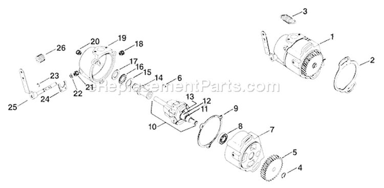 Page R Diagram and Parts List for K582-36242  Kohler Engine