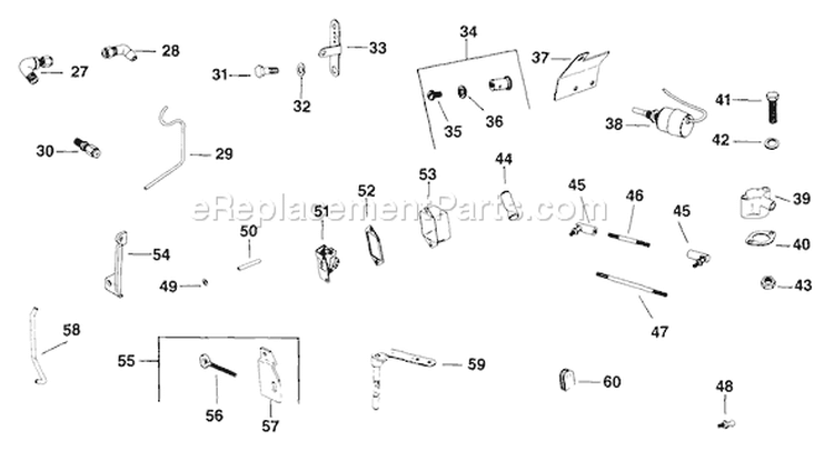 Page S Diagram and Parts List for K582-36242  Kohler Engine