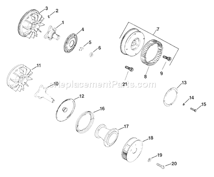 Page O Diagram and Parts List for K582-36242  Kohler Engine