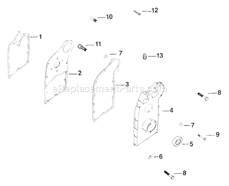 Page Q Diagram and Parts List for K582-36242  Kohler Engine