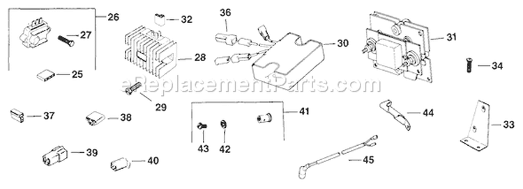 Page U Diagram and Parts List for K582-36242  Kohler Engine