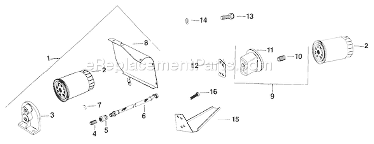 Page W Diagram and Parts List for K582-36242  Kohler Engine