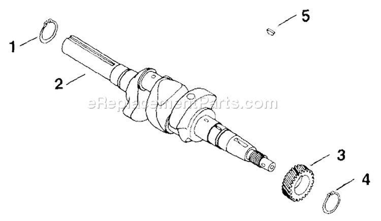 Page J Diagram and Parts List for K582-36242  Kohler Engine