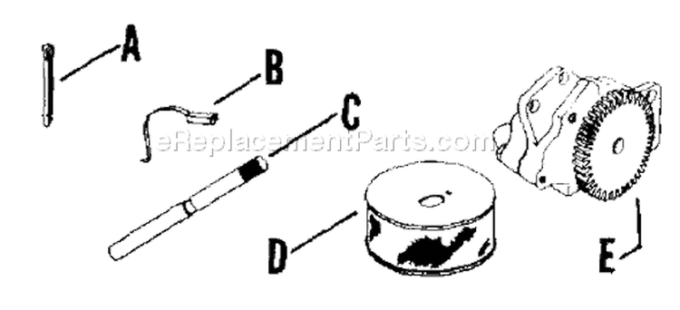 Page Y Diagram and Parts List for K662-45130A  Kohler Engine