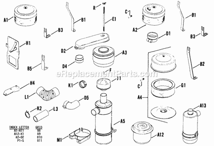 Page A Diagram and Parts List for K662-3922  Kohler Engine