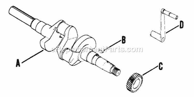 Page M Diagram and Parts List for K662-3971  Kohler Engine