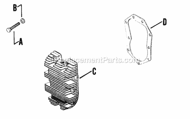 Page N Diagram and Parts List for K662-3971  Kohler Engine