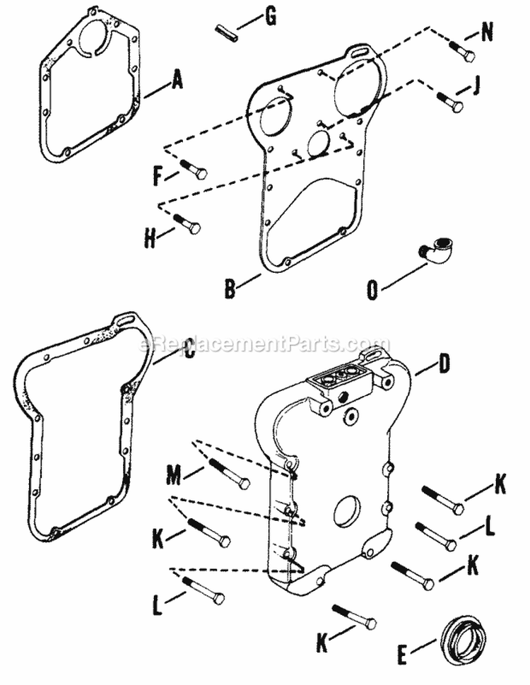 Page V Diagram and Parts List for K662-3971  Kohler Engine