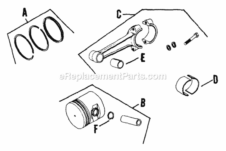 Page AD Diagram and Parts List for K662-3971  Kohler Engine