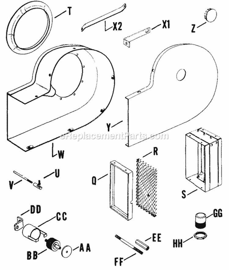 Page B Diagram and Parts List for K662-3971  Kohler Engine
