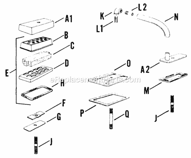 Page C Diagram and Parts List for K662-3971  Kohler Engine