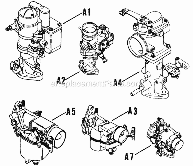 Page E Diagram and Parts List for K662-3971  Kohler Engine