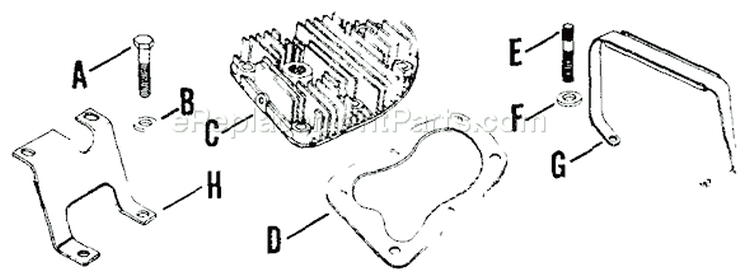 Page J Diagram and Parts List for K91-27261  Kohler Engine