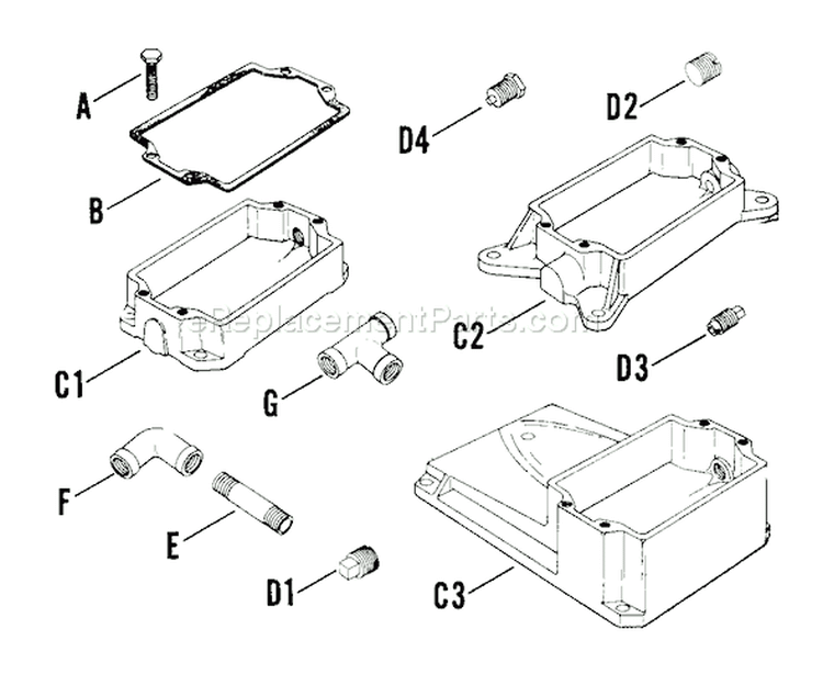 Page R Diagram and Parts List for K91-31425  Kohler Engine