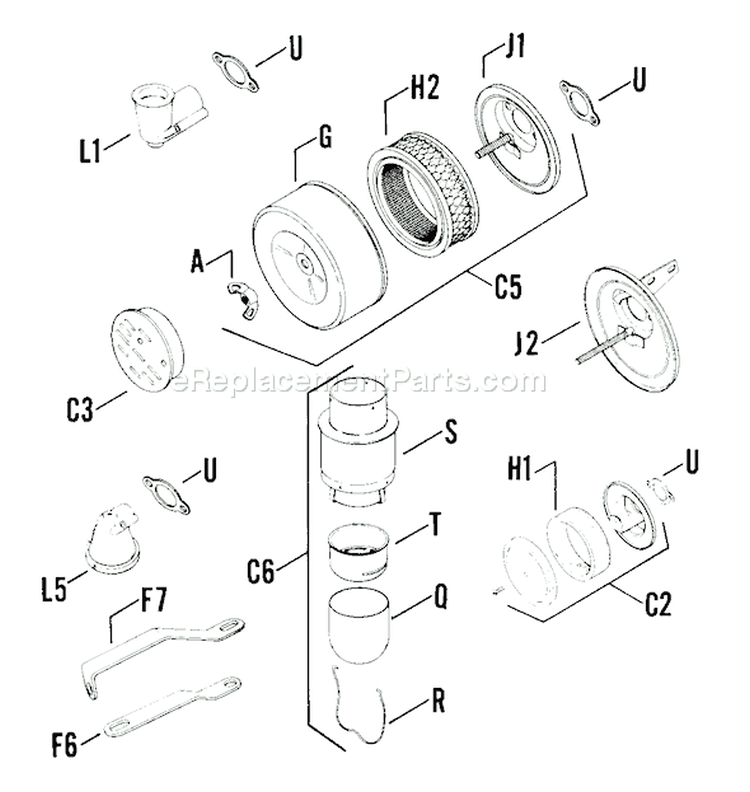 Page A Diagram and Parts List for K91-31807  Kohler Engine